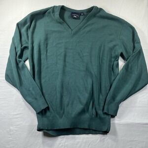 Harbor Bay V-neck Long sleeves Sweater Size XLT Green